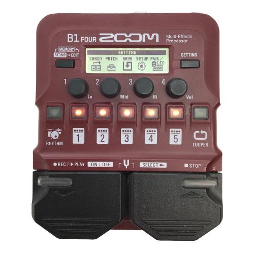 ZOOM (ズーム) ベース用マルチエフェクター B1 four