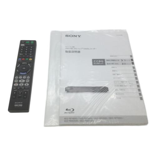 SONY (ソニー) Blu-rayレコーダー BDZ-FBW2000 2021年製
