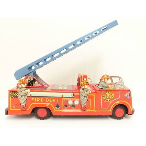 FIRE ENGINE ブリキの消防はしご車 FIRE ENGINE　ブリキの消防はしご車