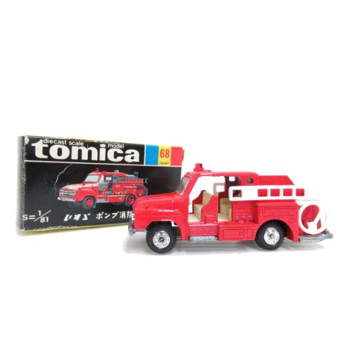 TOMY トミカ トミカ　黒箱　ISUZU　PUMP FIRE ENGINE