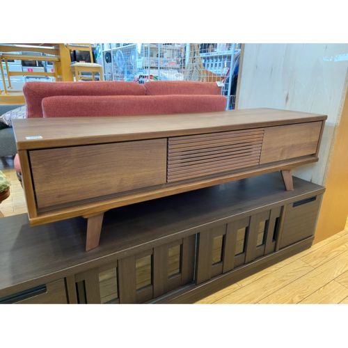 シギヤマ家具 (シギヤマ) ローボード ダークブラウン ウォールナット材 クロスタイムウォールシリーズ
