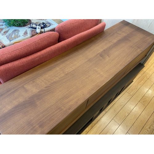 シギヤマ家具 (シギヤマ) ローボード ダークブラウン ウォールナット材 クロスタイムウォールシリーズ