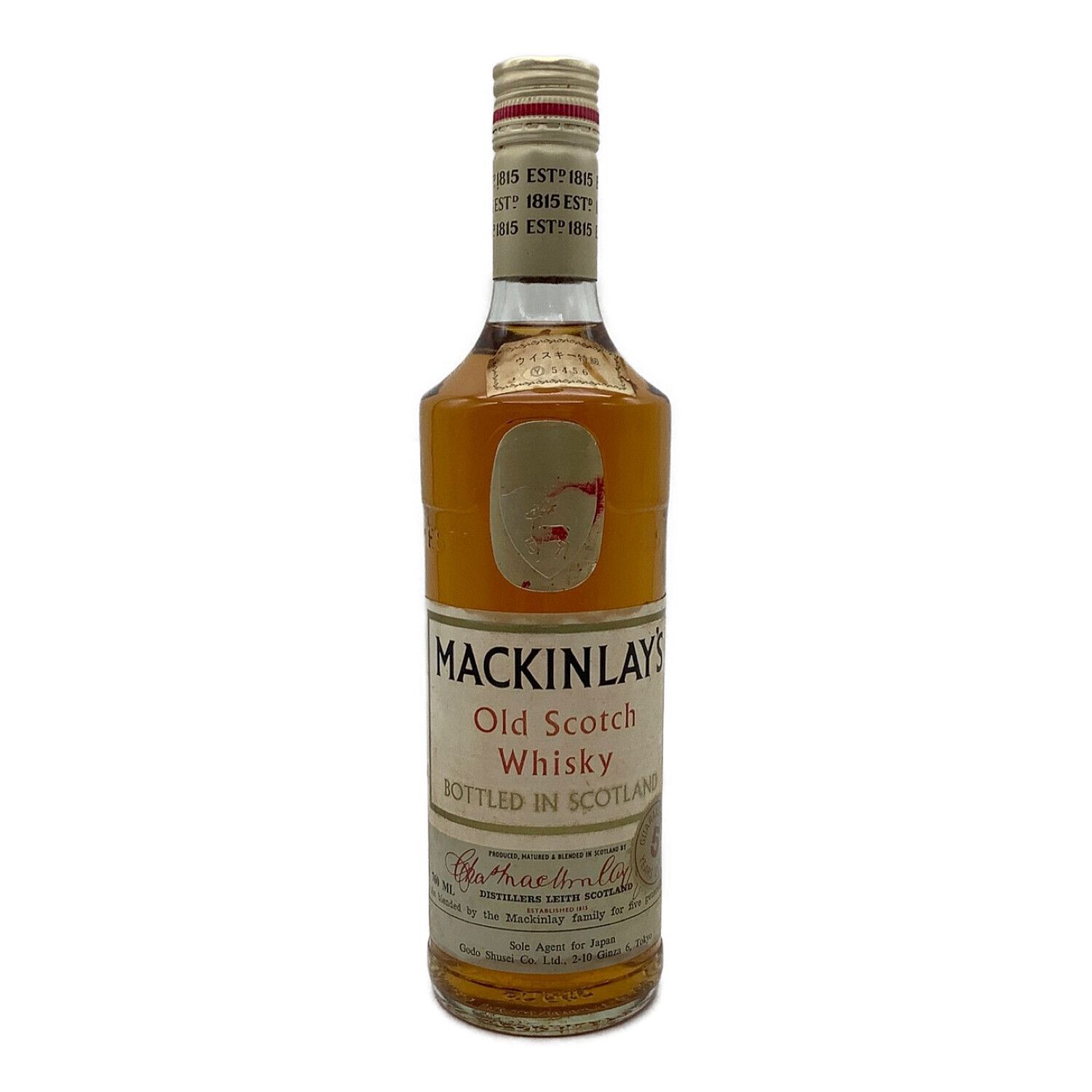 〇〇 マッキンレー MACKINLAY`S 5年 ウイスキー スコッチ 760ml 43度 ...