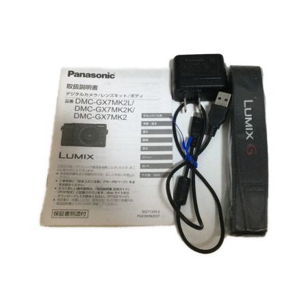 Panasonic (パナソニック) ミラーレス一眼カメラ DMC-GX7MK2K 1600万画素 専用電池 -