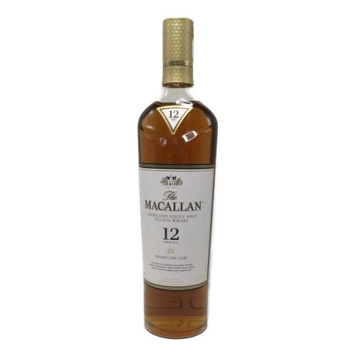 マッカラン (MACALLAN) ウィスキー 700ml 箱付 シングルモルト 12年 未開封 スコットランド