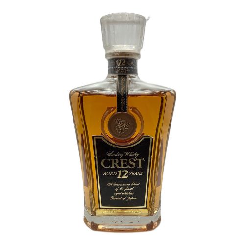 SUNTORY(サントリー) CREST(クレスト) 12年 ジャパニーズウィスキー 700ml  未開封