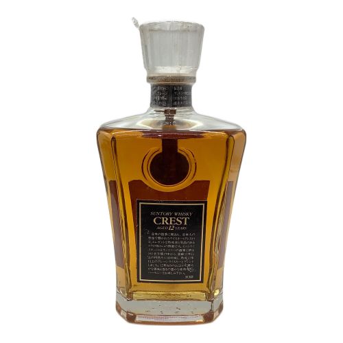 SUNTORY(サントリー) CREST(クレスト) 12年 ジャパニーズウィスキー 700ml  未開封