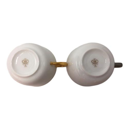 大倉陶園 (オオクラトウエン) カップ&ソーサー 26CR/1001-2 ゴールドライン＆プラチナ