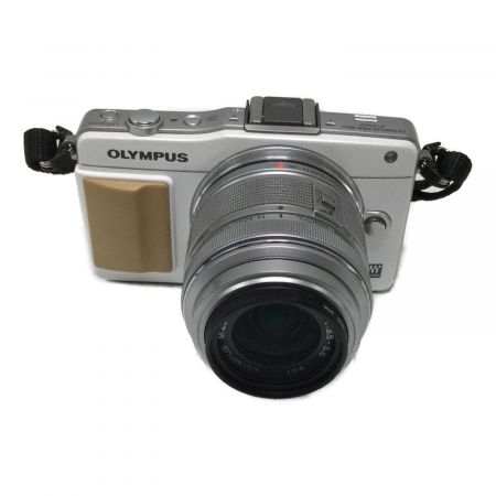 OLYMPUS (オリンパス) ミラーレス一眼カメラ ダブルレンズキット E-PM2 1720万画素 専用電池 -