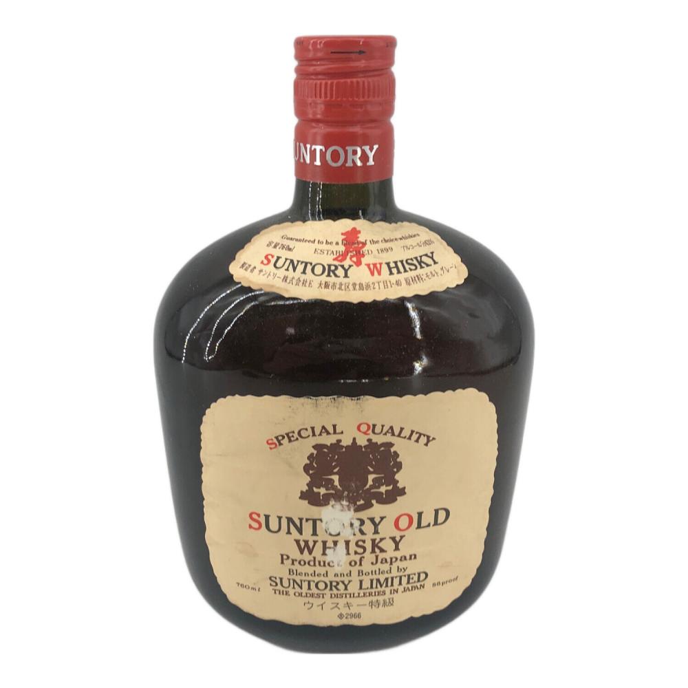 4本セット】未開栓 サントリー オールド 750ml・760ml 43％ ※ラベル