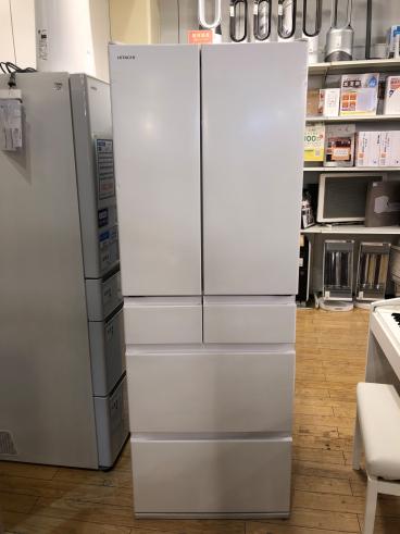 【トレファクピエリ守山店】【取りに来られる方限定】HITACHI R-S3800GV 2017年製　375L HITACHI (ヒタチ) 3ドア冷蔵庫 R-S3800GV 2017年製 375L｜トレファクONLINE