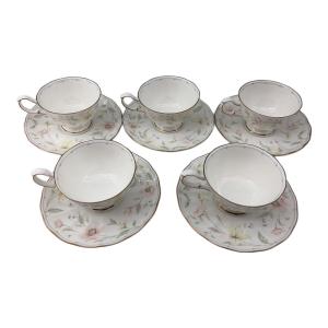 NARUMI (ナルミ) カップ&ソーサーセット パステルガーデン(9296)