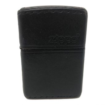 ZIPPO 革巻き ブラック 2016年