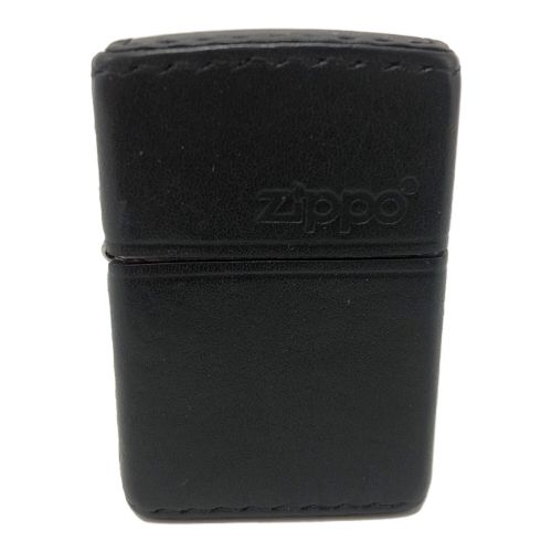 ZIPPO 革巻き ブラック 2016年