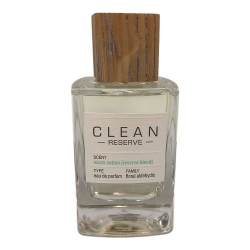 CLEAN RESERVE (クリーン リザーブ) オードパルファム ウォームコットン 100ml