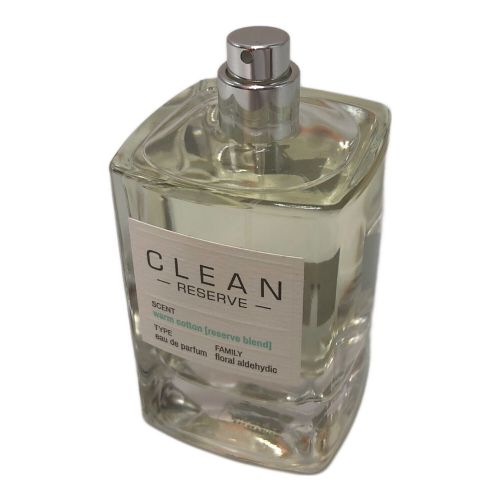 CLEAN RESERVE (クリーン リザーブ) オードパルファム ウォームコットン 100ml