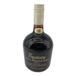 サントリー サントリー・リザーブ 黒赤帯ネックラベル 70麦エンボス 760ml 未開封