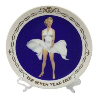 記念プレート マリリンモンロー「七年目の浮気」 シリアルナンバー入り