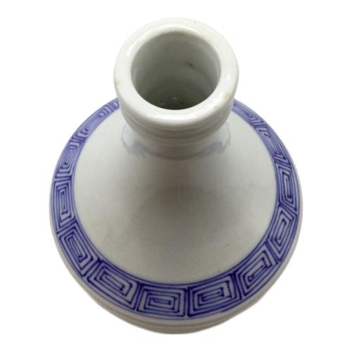 波佐見焼 (ハサミヤキ) 染付コンプラ瓶