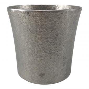 さつま岩切(薩摩錫器) 錫タンブラー ■木箱付き 打目柄加工