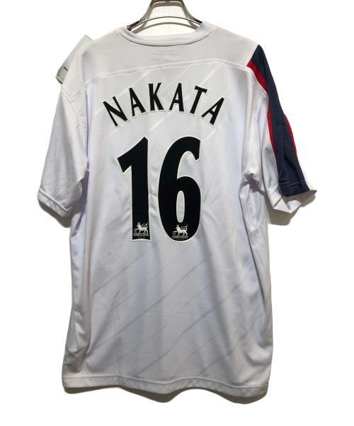 REEBOK (リーボック) サッカーユニフォーム ホワイト×ネイビー サイズ:M 未使用品