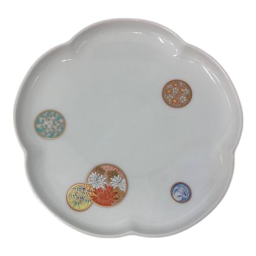 深川製磁 (フカガワセイジ) 御皿セット 寿赤絵 2Pセット