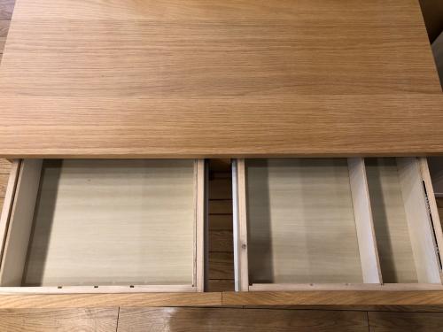 無印良品 (ムジルシリョウヒン) 4段チェスト ナチュラル 33 オーク材