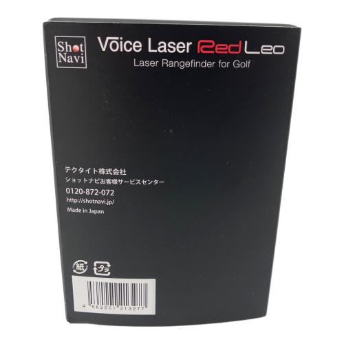 Shot Navi (ショットナビ) Shot Navi Voice Laser Red Leo ケース・箱付 ブラック