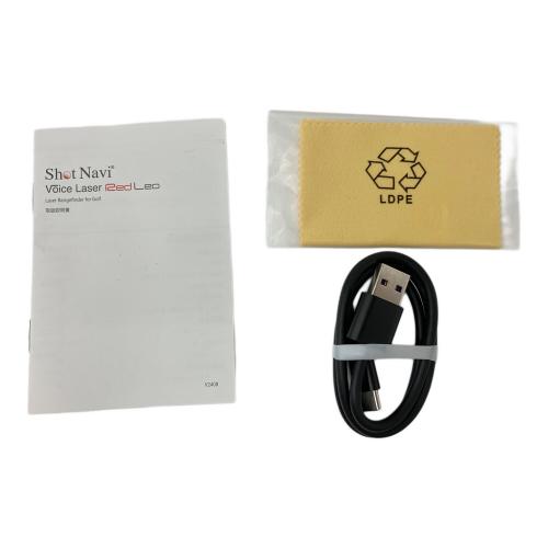 Shot Navi (ショットナビ) Shot Navi Voice Laser Red Leo ケース・箱付 ブラック