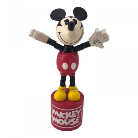 オズワルド プッシュパペット 木製　ミッキーマウス　ディズニー　オールドミッキー インテリアア雑貨・置物(プッシュパペット) ミッキー ヴィンテージ