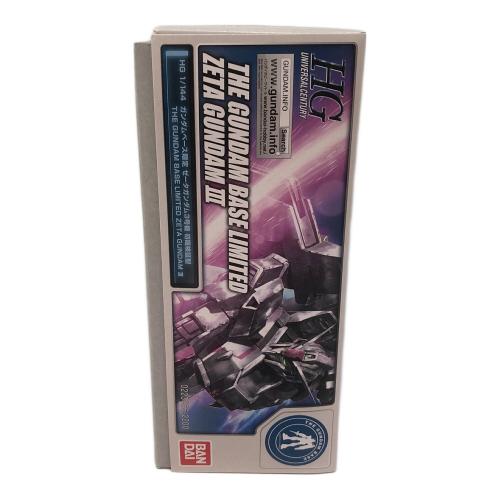 BANDAI (バンダイ) ガンプラ HG 1/144 ゼータガンダム3号機 初期検証型 プラモデル(ガンダムベース限定)