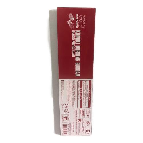 BANDAI (バンダイ) ガンプラ HGBF 1/144 カミキバーニングガンダム[プラフスキーパーティクルクリア]プラモデル