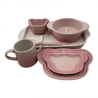 LE CREUSET (ルクルーゼ) 耐熱テーブルウェアセット ピンク色 ベビー用
