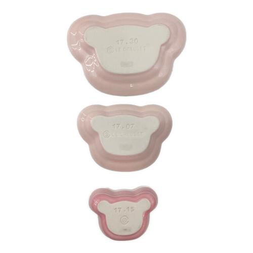 LE CREUSET (ルクルーゼ) 耐熱テーブルウェアセット ピンク色 ベビー用