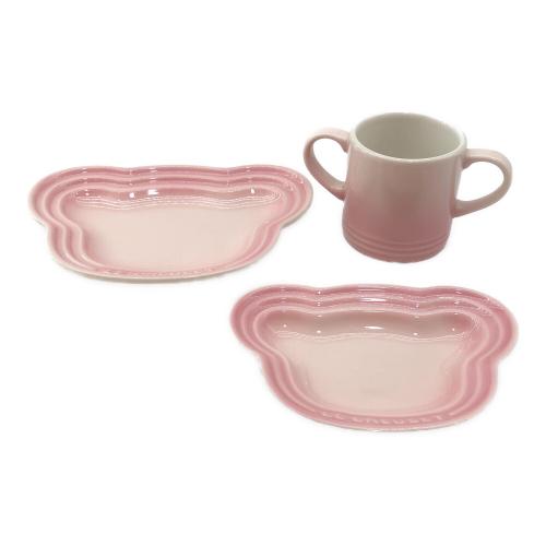 LE CREUSET (ルクルーゼ) 耐熱テーブルウェアセット ピンク色 ベビー用