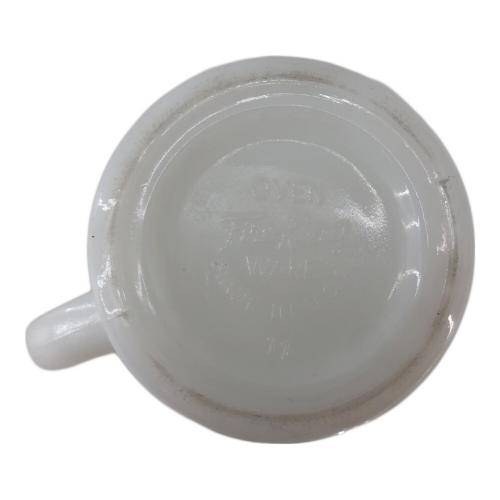 Fire King (ファイヤーキング) Dハンドルマグカップ ホワイト 1956年頃～1960年代初頭