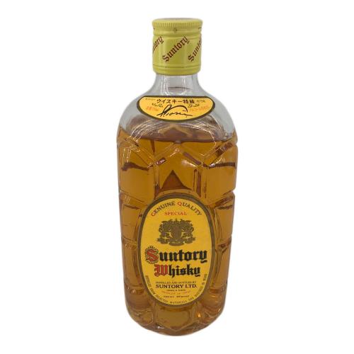 サントリー ウィスキー レトロ 720ml 角瓶 【特級】 未開封