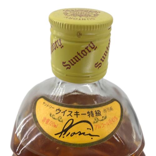 サントリー ウィスキー レトロ 720ml 角瓶 【特級】 未開封