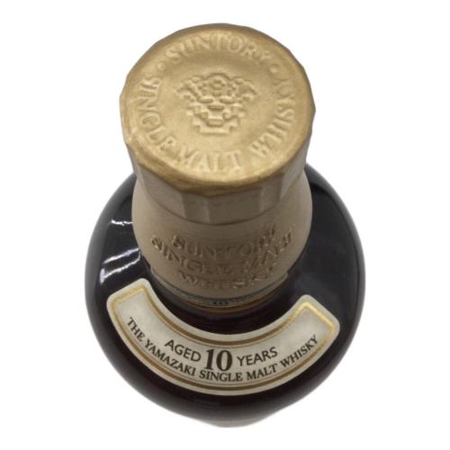 サントリー シングルモルトウイスキー 700ml 山崎 10年 未開封