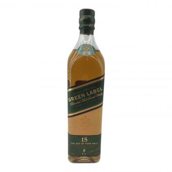 ジョニーウォーカー (Johnnie Walker) ウィスキー 700ml 箱付 グリーンラベル 15年 未開封