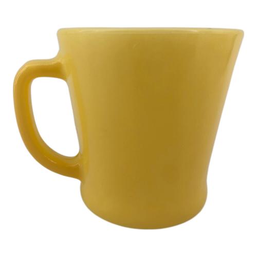 Fire King (ファイヤーキング) Dハンドルマグカップ イエロー 1960年代～1976年頃