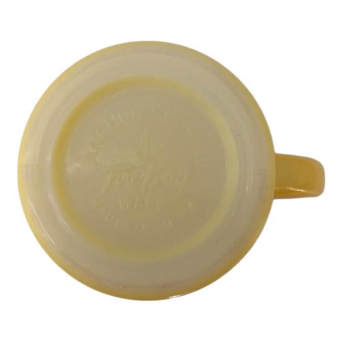 Fire King (ファイヤーキング) Dハンドルマグカップ イエロー 1960年代～1976年頃