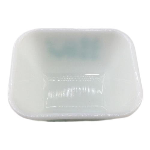 Pyrex (パイレックス) 蓋付容器 ホワイト×ブルー オールドパイレックス