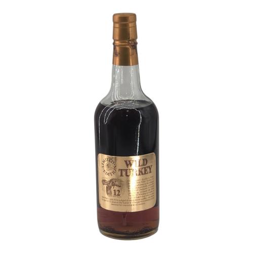ワイルドターキー (WILD TURKEY) ウィスキー 750ml リミテッドエディション 12年 ゴールドラベル 未開封
