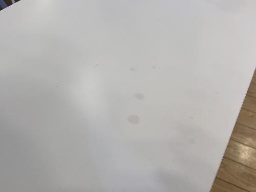 3段ローチェスト マルチカラー 大川家具 ■天板シミ有り