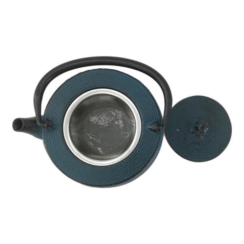 南部鉄器 (ナンブテッキ) 急須 平寸筒 OH-4-13