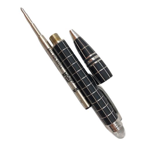 MONTBLANC (モンブラン) ボールペン ブラック メタルラバー チェック