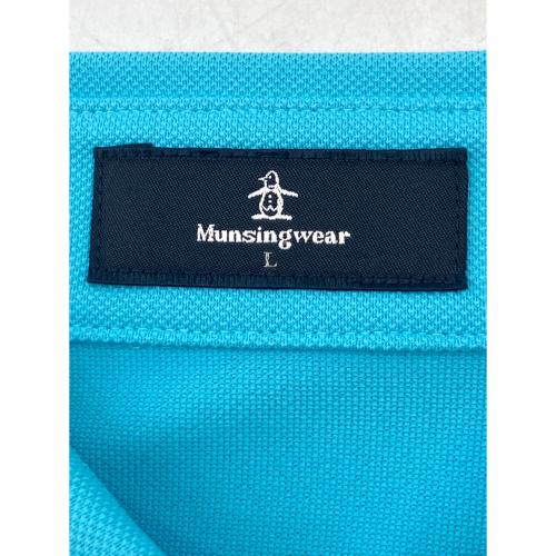 MUNSING WEAR (マンシングウェア) ゴルフウェア(トップス) MGMVJA03CH メンズ SIZE L ブルー