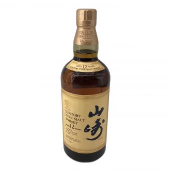 サントリー ジャパニーズウィスキー 750ml 山崎 12年 旧ラベル 未開封