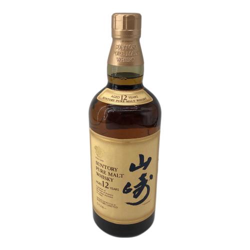 サントリー ジャパニーズウィスキー 750ml 山崎 12年 旧ラベル 未開封